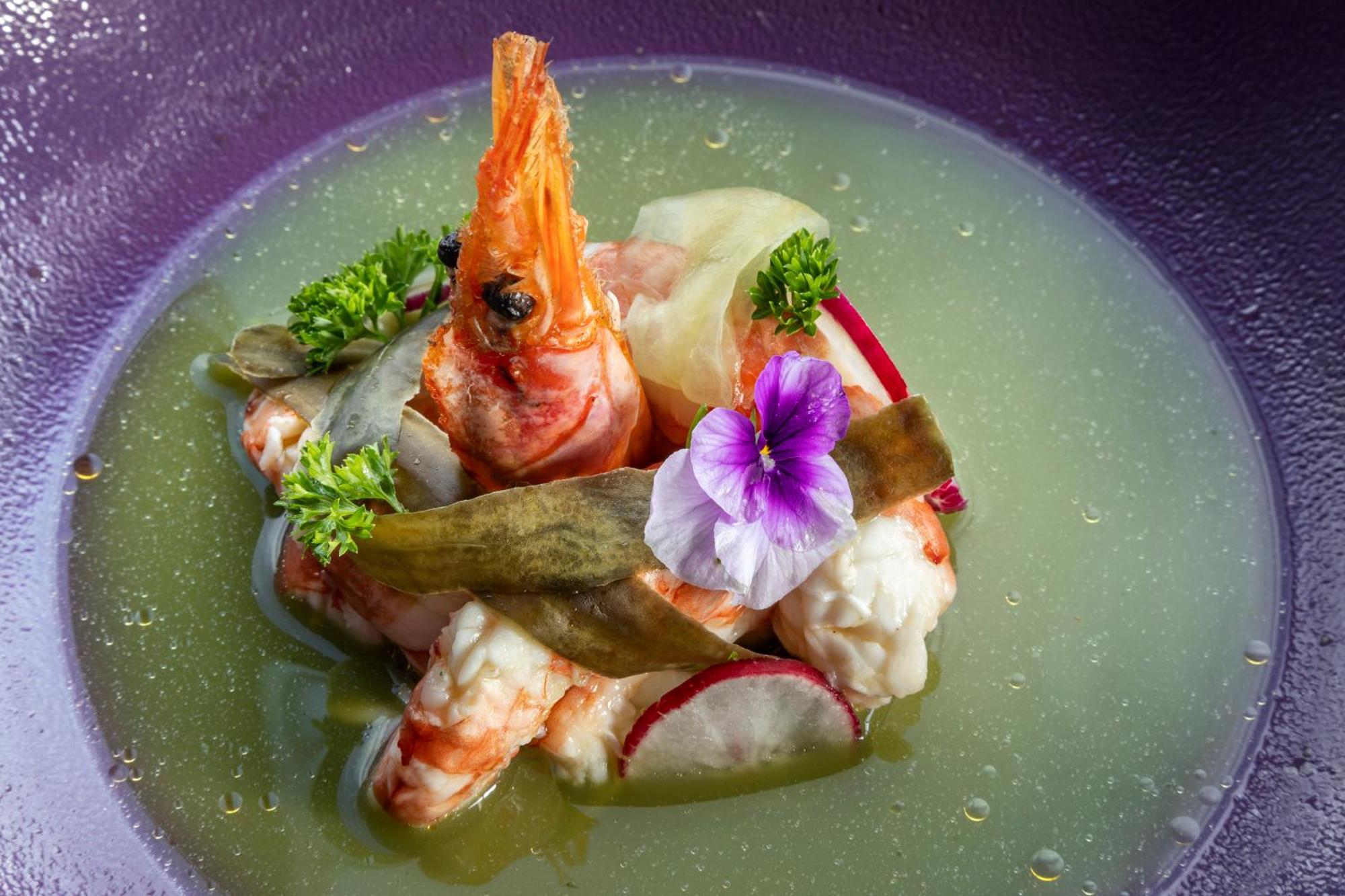Hotel Melia Vienna Esterno foto A seafood dish